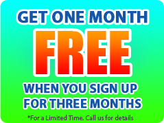 Get a FREE Month when you sign up for three